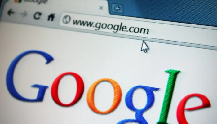 Navegador con la dirección www.google.com y el logotipo de Google